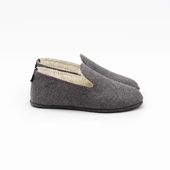 Chaussons confortables homme écoresponsables gris