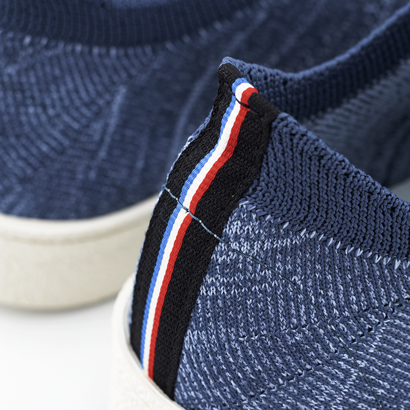 chaussure francaise bleu jean